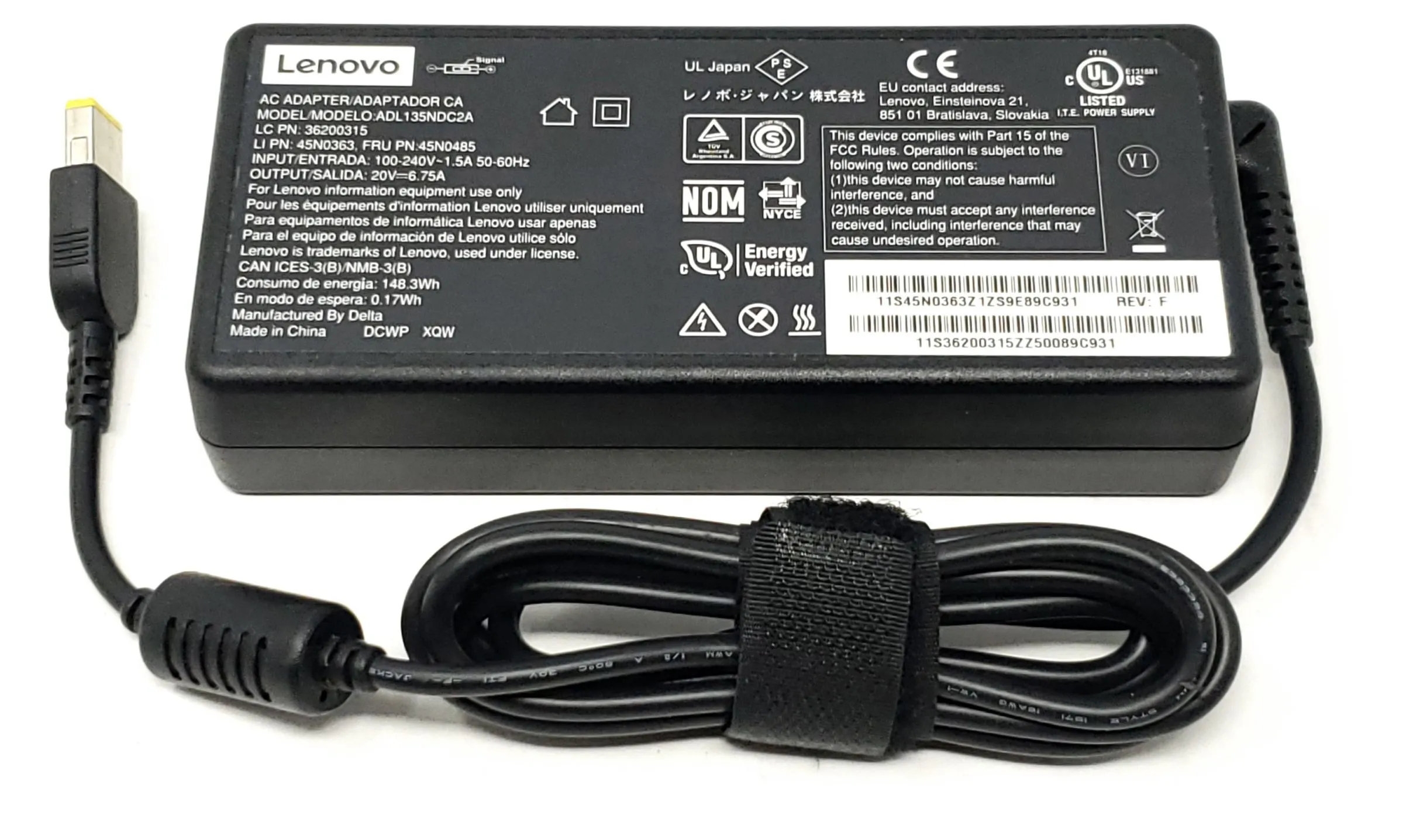 Lenovo ADL135NCC3A Netzteil