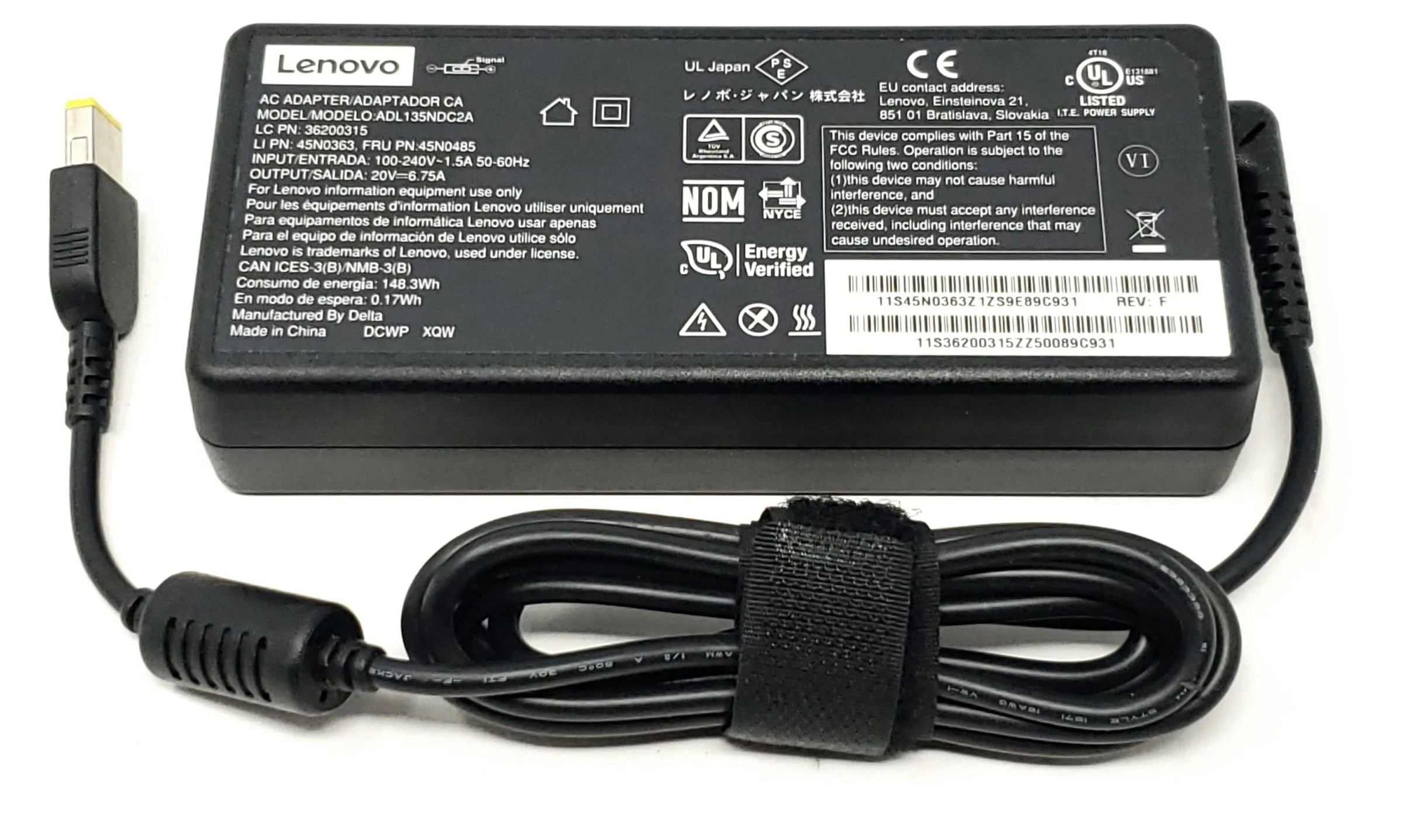 Lenovo ADL135NLC2A Netzteil